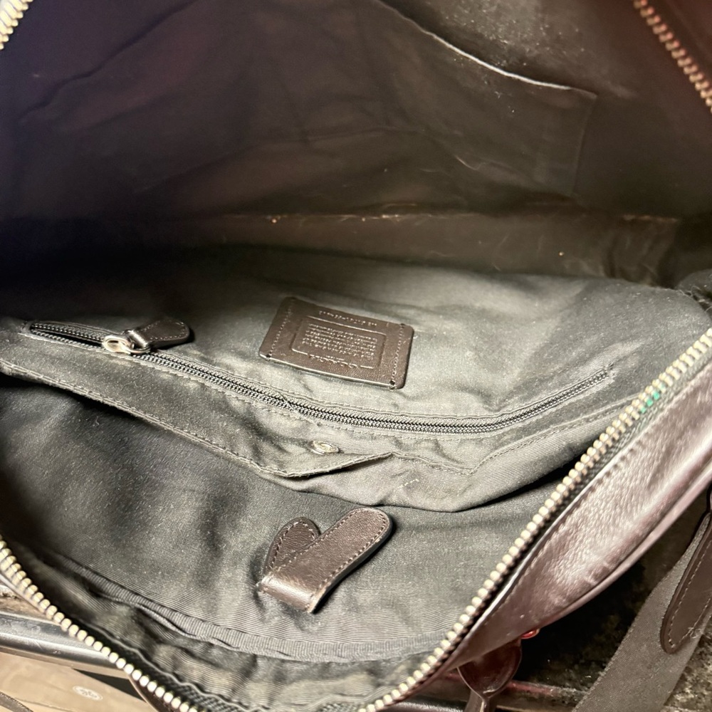 COACH Leather Briefcase Bag - Picture 5 of 8